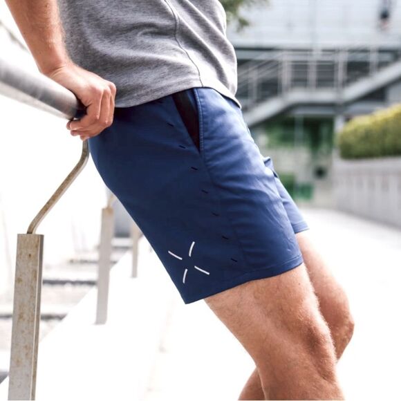 TEN THOUSAND Foundation Short 9” Men’s XXL Navy Blue Shorts Active Workout Gym - Picture 1 of 13